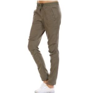 Joh apparel olive green tencel pants‎ drawstring medium